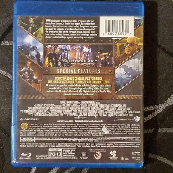 blu-ray 2 pack  Pacific rim and  JURASSIC PARK - Picture 2 of 7